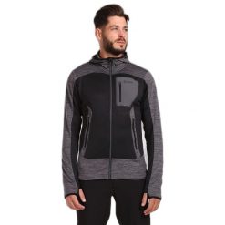 Bluza Kilpi Freni. Szare bluzy z kapturem Kilpi, m, bez wzorów, z dzianiny, z kapturem. Za 267.13 zł.