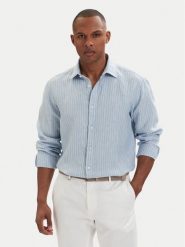 HUGO Koszula Valerio 50562694 Niebieski jasny Modern Fit. Niebieskie koszule Hugo, m, bez wzorów, ze lnu, bez kołnierzyka, bez ramiączek. Za 549.99 zł.