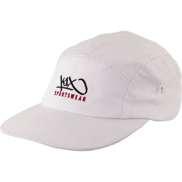 Czapka sportowa K1X biała - Unisex z oddychającej bawełny. Białe czapki z daszkiem K1X, bez wzorów, z bawełny. Za 172.99 zł.