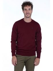 The Time of Bocha Sweter w kolorze bordowym rozmiar: XXL. Czerwone swetry nierozpinane The Time of Bocha, xxl, bez wzorów, z bawełny, bez kołnierzyka, bez ramiączek. Za 118.84 zł.