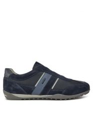 Geox Sneakersy U Wells A U82T5A 02211 C4002 Granatowy. Niebieskie buty sportowe casual Geox, bez wzorów, z materiału, bez zapięcia. Za 519.99 zł.