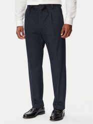 HUGO Spodnie materiałowe Teagan261X-H 50565432 Granatowy Regular Fit. Niebieskie spodnie materiałowe Hugo, m, bez wzorów, z materiału. Za 649.99 zł.