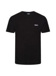 DKNY Koszulka w kolorze czarnym rozmiar: M. Czarne bezrękawniki DKNY, m, bez wzorów, z bawełny, bez kołnierzyka, bez ramiączek. Za 70.08 zł.