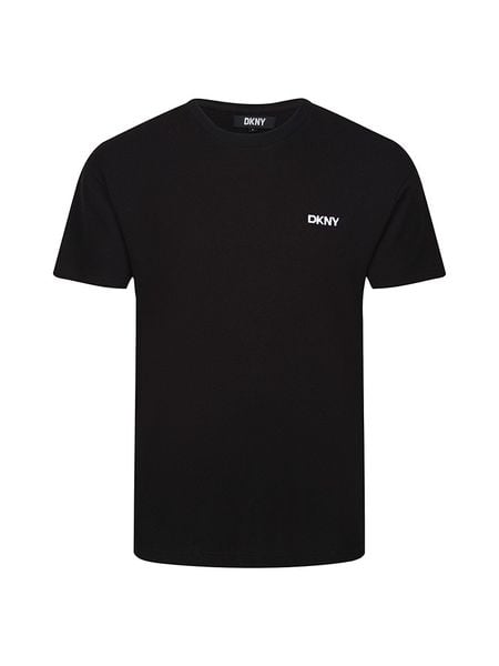 DKNY Koszulka w kolorze czarnym rozmiar: M. Czarne bezrękawniki DKNY, m, bez wzorów, z bawełny, bez kołnierzyka, bez ramiączek. Za 70.08 zł.