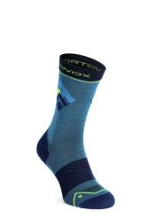 Skarpety męskie Ortovox Alpine Light Comp Mid Socks. Niebieskie skarpety ORTOVOX, bez wzorów, z materiału. Za 97.89 zł.