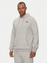 Reebok Bluza 100221785 Szary Regular Fit. Szare bluzy Reebok, m, bez wzorów, z syntetyku, bez kaptura. Za 239.99 zł.