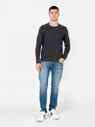 Antony Morato Sweter | MMSW01302-YA200075 | Mężczyzna | Szary Melanż. Szare swetry nierozpinane Antony Morato, m, bez wzorów, z bawełny, bez kołnierzyka, bez ramiączek. W wyprzedaży za 149.00 zł.