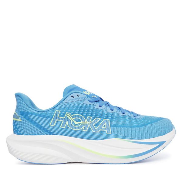 Buty do biegania Hoka. Niebieskie buty do biegania HOKA, bez wzorów, bez zapięcia, do biegania. Za 729.99 zł.