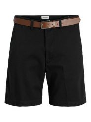 Jack&Jones Szorty materiałowe Marco 12269368 Czarny Regular Fit. Czarne szorty Jack&Jones, m, bez wzorów, z bawełny. Za 129.99 zł.