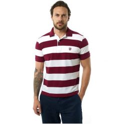 Jimmy Sanders Koszulka Polo Męska L Burgundowa. Czerwone koszulki polo Jimmy Sanders, l, bez wzorów, bez kołnierzyka, bez ramiączek. Za 159.00 zł.