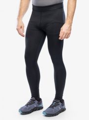 Legginsy do biegania męskie On Running Core Tights. Czarne legginsy długie sportowe On Running, m, bez wzorów, z materiału, do biegania. Za 339.89 zł.