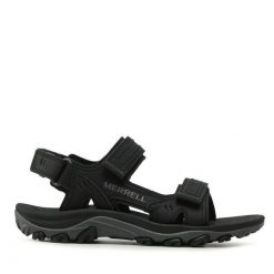 Sandały Merrell. Czarne sandały Merrell, bez zapięcia. Za 339.99 zł.