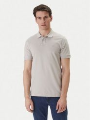 BOSS Polo Passenger 50507803 Beżowy Slim Fit. Brązowe koszulki polo Boss, m, bez wzorów, z bawełny, bez kołnierzyka, bez ramiączek. Za 399.99 zł.