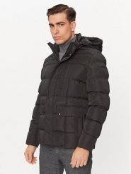 Geox Kurtka zimowa Hilstone M3628C T2941F 9000 Czarny Regular Fit. Czarne kurtki Geox, na zimę, m, bez wzorów, z syntetyku, bez kaptura. Za 589.99 zł.