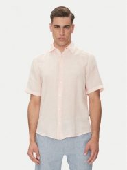 BOSS Koszula 50537382 Różowy Regular Fit. Czerwone koszule Boss, m, bez wzorów, ze lnu, bez kołnierzyka, bez ramiączek. Za 339.99 zł.