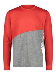 CMP Koszulka funkcyjna w kolorze czerwono-szarym rozmiar: 58. Czerwone t-shirty sportowe CMP, bez wzorów, z materiału, bez ramiączek, outdoorowe. Za 126.54 zł.