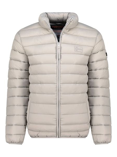 Geographical Norway Kurtka pikowana "Amichoko" w kolorze jasnoszarym rozmiar: S. Szare kurtki Geographical Norway, s, bez wzorów, bez kaptura. Za 113.90 zł.