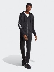 Adidas 2-częściowy strój sportowy w kolorze czarnym rozmiar: XXL. Czarne spodnie treningowe długie Adidas, xxl, bez wzorów, z dresówki. Za 242.13 zł.
