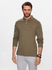 Guess Polo Oliver M3YP36 KBL51 Zielony Regular Fit. Zielone koszulki polo Guess, m, z aplikacjami, z bawełny, bez kołnierzyka, bez ramiączek. Za 169.99 zł.