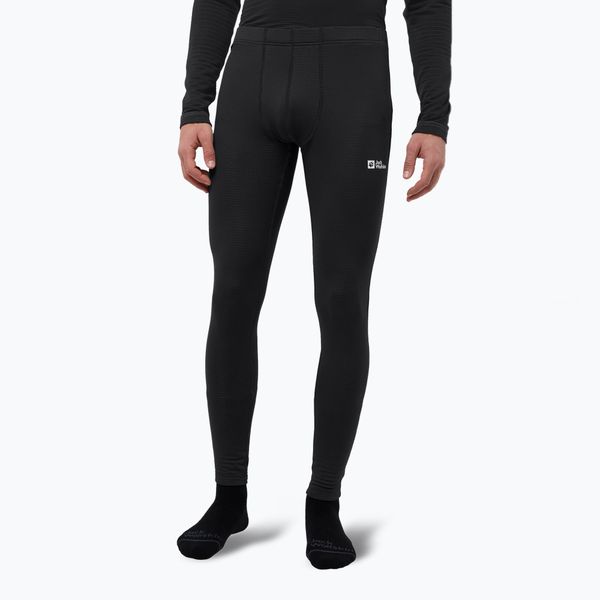 Spodnie termoaktywne męskie Jack Wolfskin Infinite Warm. Czarne bielizna termoaktywna Jack Wolfskin, na zimę, m, bez wzorów, z materiału, bez ramiączek, narciarskie. Za 219.99 zł.