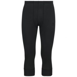 Legginsy termoaktywne męskie Odlo Active Warm BL Bottom 3/4. Czarne bielizna termoaktywna ODLO, m, bez wzorów. Za 188.99 zł.