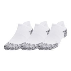 Skarpety do biegania Under Armour Dry Run Cushion No Show 3 pary. Białe buty do biegania Under Armour, bez wzorów, bez zapięcia, do biegania. Za 99.99 zł.