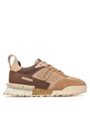 REPLAY Sneakersy GMS1P .000.C0055L Beżowy. Brązowe buty sportowe casual Replay, bez wzorów, ze skóry, bez zapięcia. Za 549.99 zł.