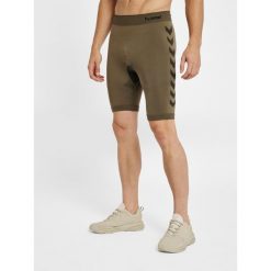 Spodenki Termoaktywne Męskie Hummel Hmlfirst Seamless Training Shorts. Brązowe bielizna termoaktywna Hummel, m, bez wzorów, bez ramiączek, na fitness i siłownię. Za 148.00 zł.