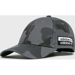 Adidas Originals - Czapka. Szare czapki z daszkiem adidas Originals, bez wzorów, z bawełny. Za 89.90 zł.