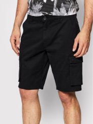 Only & Sons Szorty materiałowe Cam 22016689 Czarny Regular Fit. Czarne szorty Only & Sons, m, bez wzorów, z bawełny. Za 149.99 zł.