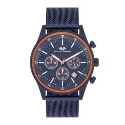 Rhodenwald & Söhne Chronograf Goodwill Niebieski Stal nierdzewna Niebieski Zegarki męskie 1 ct Męskie. Niebieskie, analogowe zegarki Rhodenwald & Söhne, z mosiądzu. Za 2,249.99 zł.