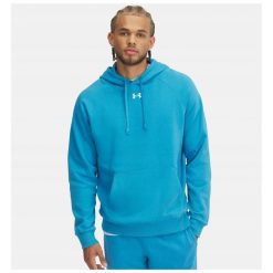 Bluza Męska Z Kapturem Nierozpinana Under Armour. Niebieskie bluzy Under Armour, m, bez wzorów, z kapturem. Za 239.99 zł.
