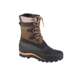 Buty zimowe męskie, CMP Nietos. Brązowe buty turystyczne CMP, na zimę, bez wzorów, z materiału, bez zapięcia, trekkingowe. Za 479.99 zł.