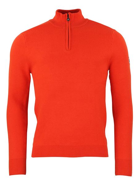 Peak Mountain Sweter "Charlito" w kolorze pomarańczowym rozmiar: M. Pomarańczowe swetry nierozpinane Peak Mountain, m, bez wzorów, bez kołnierzyka, bez ramiączek. Za 237.73 zł.