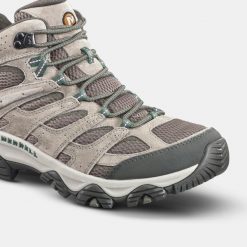 Second Life - Buty turystyczne męskie Merrell Moab 3 Mid - Stan Dobry. Brązowe buty turystyczne Merrell, bez wzorów, z materiału, bez zapięcia, trekkingowe. Za 261.99 zł.