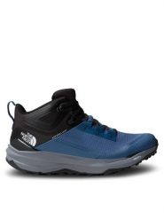 The North Face Trekkingi Vectiv Exploris 2 Mid NF0A7W6AMG71 Niebieski. Niebieskie botki sznurowane The North Face, bez wzorów, ze skóry, bez obcasa, bez zapięcia. Za 559.99 zł.
