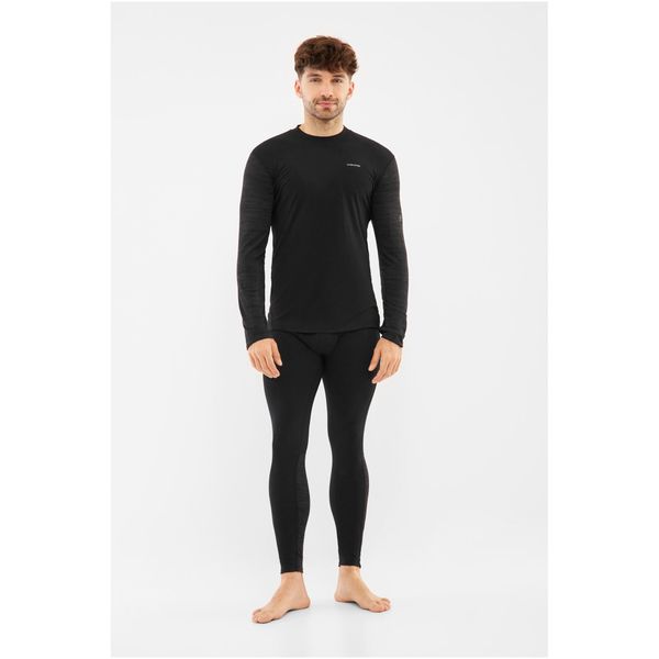 Bielizna męska VIKING Novena Man Set Merino. Czarna bielizna termoaktywna Viking, m, bez wzorów, bez ramiączek. Za 429.90 zł.