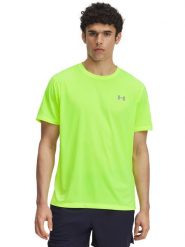 Under Armour Koszulka funkcyjna w kolorze zielonym rozmiar: S. Zielone t-shirty sportowe Under Armour, bez wzorów, z materiału, bez ramiączek, outdoorowe. Za 78.28 zł.
