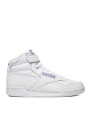 Reebok Sneakersy SS-EX-O-FIT HI 100000108 Biały. Białe buty sportowe casual Reebok, bez wzorów, ze skóry, bez zapięcia. Za 369.99 zł.