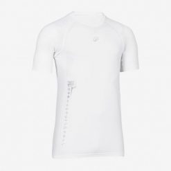 Podkoszulek do koszykówki krótki rękaw unisex NBA Tarmak 900 bez szwów. Białe podkoszulki TARMAK, xl, bez wzorów, z elastanu, bez ramiączek. Za 89.99 zł.