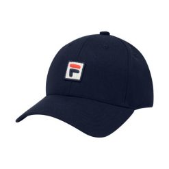 Czapka z daszkiem Fila Botad F-box 6 Panel. Czarne czapki z daszkiem Fila, bez wzorów, z bawełny. Za 59.99 zł.