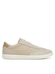 Calvin Klein Sneakersy Low Top Lace Up Cv Mix HM0HM01724 Beżowy. Brązowe buty sportowe casual CALVIN KLEIN, bez wzorów, z materiału, bez zapięcia. Za 259.99 zł.