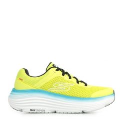 Buty SKECHERS MAX CUSHIONING END Żółty. Żółte buty do biegania Skechers, bez wzorów, z syntetyku, bez zapięcia, do biegania, skechers sport. Za 363.62 zł.