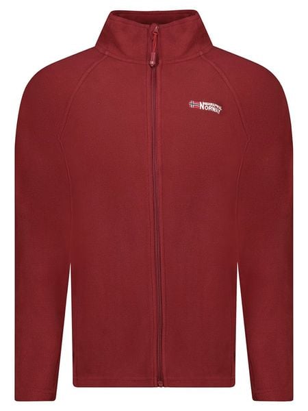 Geographical Norway Kurtka polarowa "Tug" w kolorze bordowym rozmiar: 3XL. Czerwone kurtki Geographical Norway, xl, bez wzorów, z polaru, bez kaptura. Za 100.52 zł.