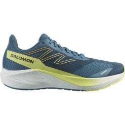 Asfaltowe buty do biegania dla mężczyzn Salomon Aero Blaze. Niebieskie buty do biegania Salomon, bez wzorów, bez zapięcia, do biegania. Za 536.30 zł.