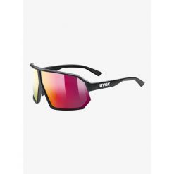 Okulary przeciwsłoneczne Uvex Sportstyle 237 - black matt/mirror red. Czarne okulary przeciwsłoneczne Uvex. Za 383.60 zł.