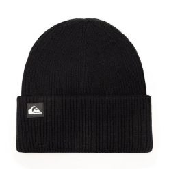 Czapka Quiksilver. Czarne czapki zimowe Quiksilver, bez wzorów. Za 59.99 zł.