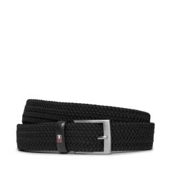 Pasek Męski Tommy Hilfiger. Czarne paski Tommy Hilfiger, bez wzorów. Za 119.99 zł.