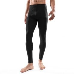 Męskie legginsy termoaktywne do sportów zimowych z wełny Ultimate. Czarne bielizna termoaktywna SIROKO, m, bez wzorów, z tkaniny, narciarskie. Za 254.00 zł.