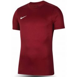 Koszulka do piłki nożnej męska Nike Dry Park VII Dri-Fit. Brązowe t-shirty sportowe Nike, bez wzorów, bez ramiączek, do piłki nożnej. Za 74.00 zł.